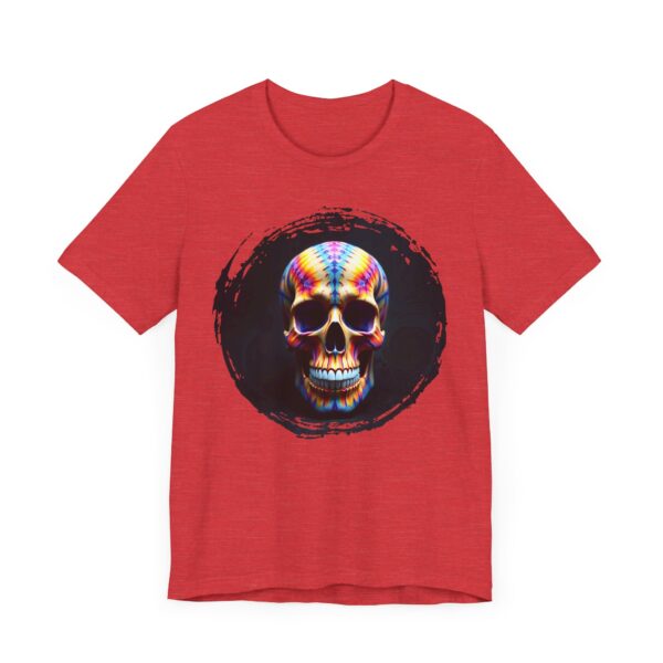 Psychedelic Skull Graphic Tee, Unisex Short Sleeve Shirt, Cool Casual Wear, Festival Outfit, Unique Gift Idea - Image 63