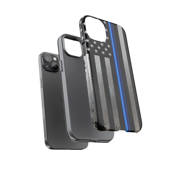 Back the Blue Thin Blue Line American Flag Design, Protective Phone Covers, Law Enforcement Gifts, Support Police - Image 23