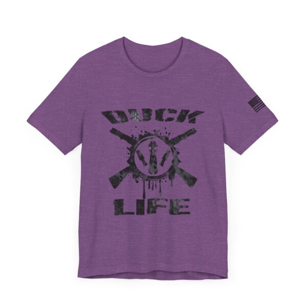 Duck Life Graphic Tee, Unisex Jersey Short Sleeve Shirt, Casual Military Style T-Shirt, Outdoor Adventure Gift, USA Flag Design - Image 59