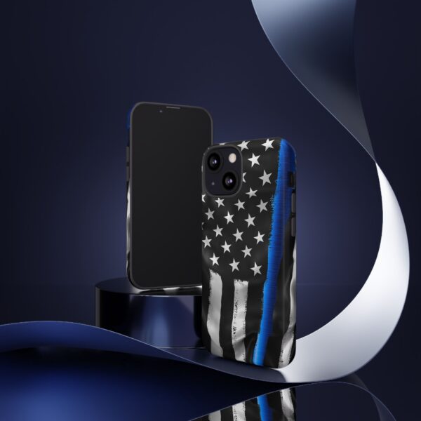 Back the Blue Thin Blue Line American Flag Design, Protective Phone Covers, Law Enforcement Gifts, Support Police - Image 8
