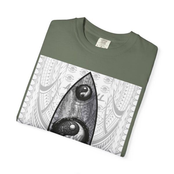 Yinyang Surf Board Unisex Garment-Dyed T-shirt, Beach Vibes Tee, Ocean Lover Top, Summer Graphic Shirt, Yin Yang Apparel - Image 27