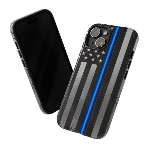 Back the Blue Thin Blue Line American Flag Design, Protective Phone Covers, Law Enforcement Gifts, Support Police - Image 30