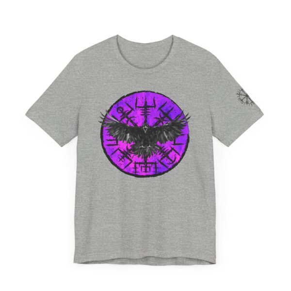 Viking Crow Unisex Tee, Gothic Art Tee, Bohemian Style Shirt, Festival Wear, Unique Gift for Her/Him, Everyday Casual Wear - Image 43