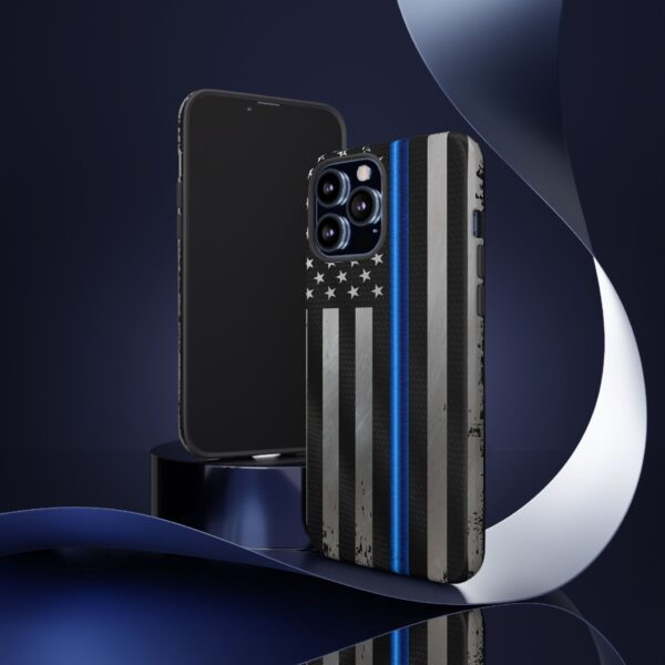Back the Blue Thin Blue Line American Flag Design, Protective Phone Covers, Law Enforcement Gifts, Support Police - Image 12