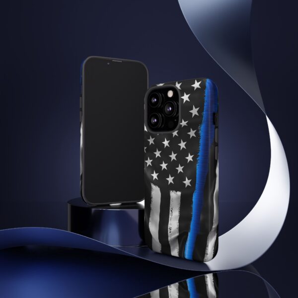 Back the Blue Thin Blue Line American Flag Design, Protective Phone Covers, Law Enforcement Gifts, Support Police - Image 10