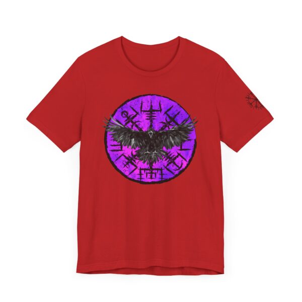 Viking Crow Unisex Tee, Gothic Art Tee, Bohemian Style Shirt, Festival Wear, Unique Gift for Her/Him, Everyday Casual Wear - Image 67