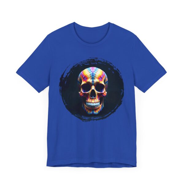 Psychedelic Skull Graphic Tee, Unisex Short Sleeve Shirt, Cool Casual Wear, Festival Outfit, Unique Gift Idea - Image 47