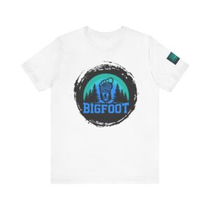 Bigfoot Adventure Tee - Unisex Jersey Short Sleeve Shirt for Nature Lovers, Gift for Camping Enthusiasts, Hiking Tee, Outdoorsy Apparel,